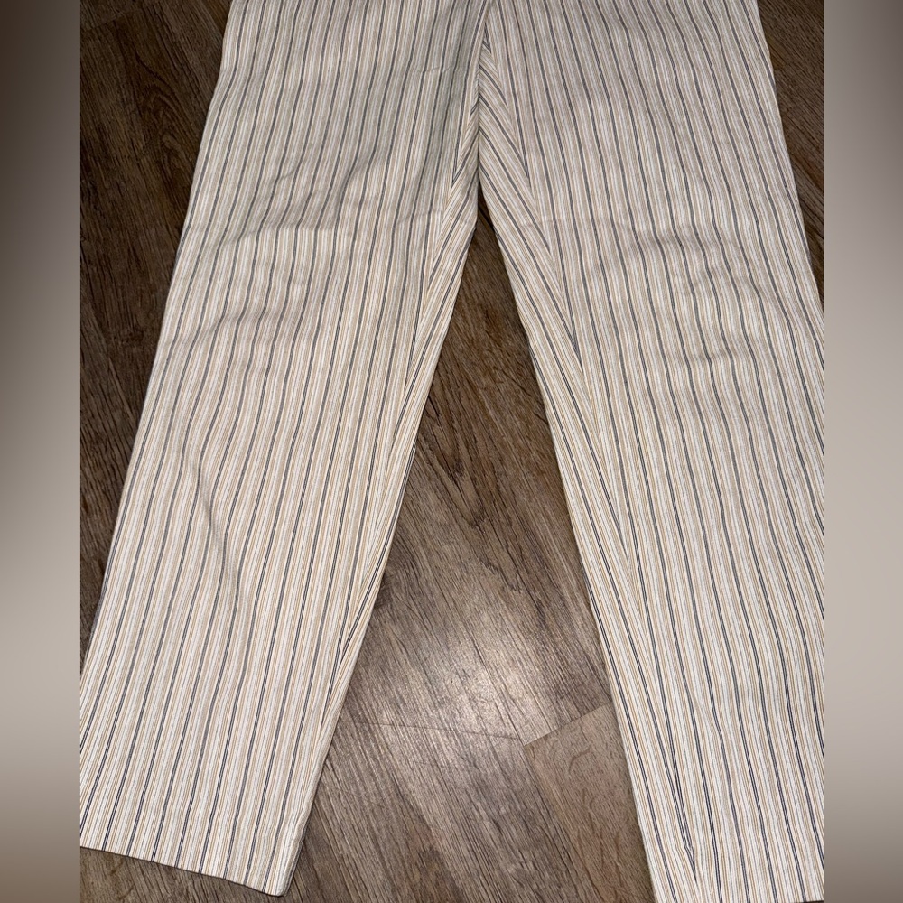 Zac & Rachel • Striped Stretch Pull On Ankle Pants - Picture 2 of 9